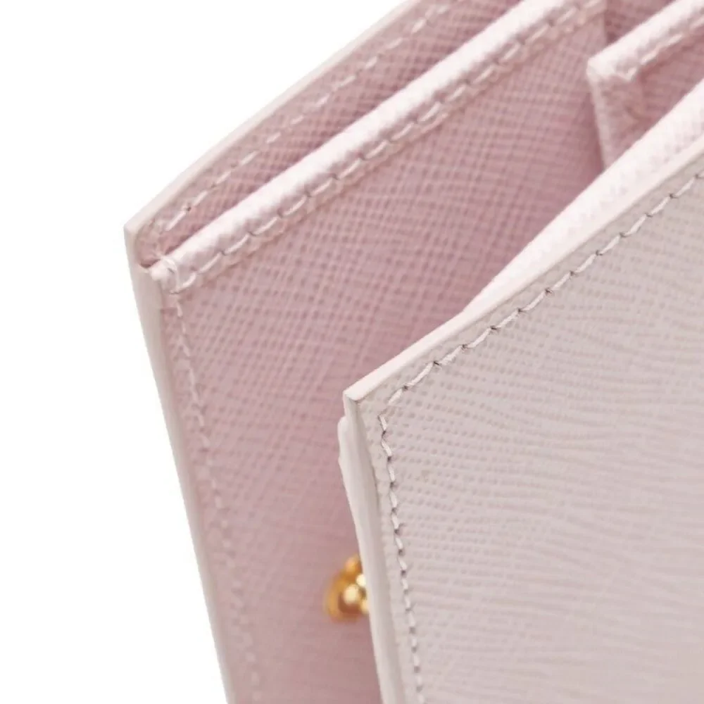 Prada Emboss Logo Bi-fold Wallet